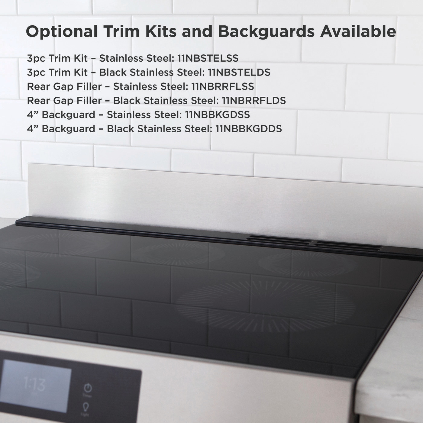 30" Induction Range with Total Convection view 23