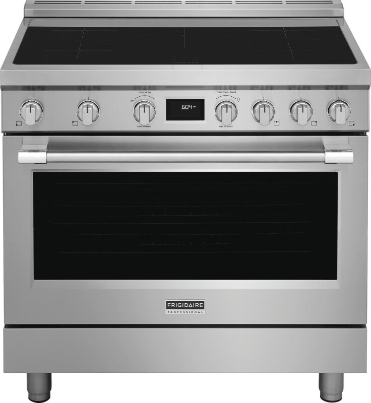 36" Induction Freestanding Range view 6