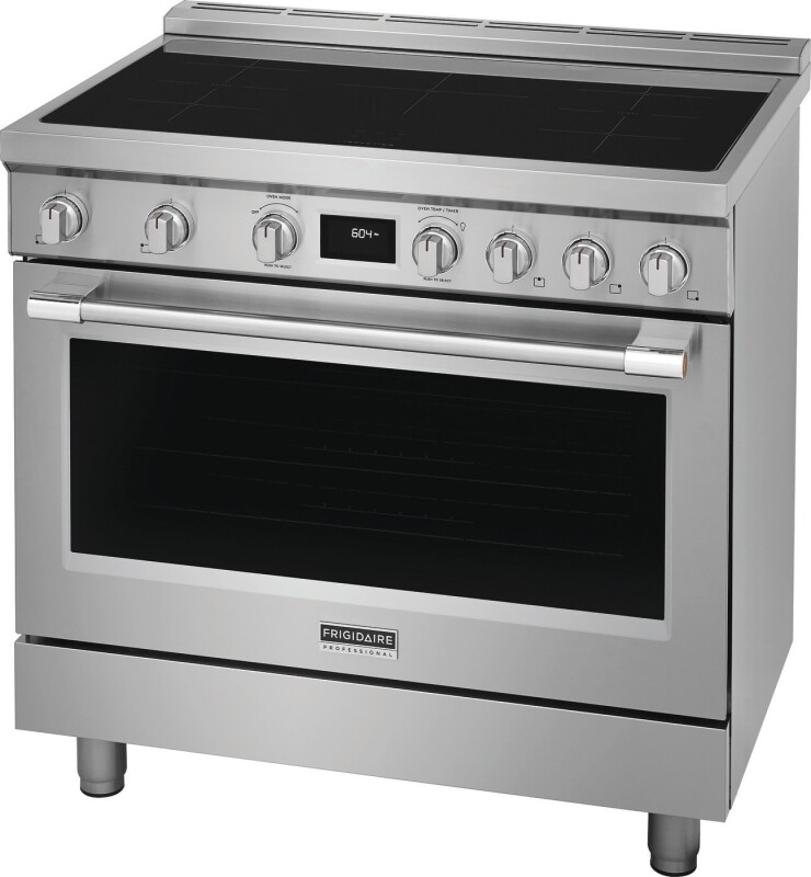 36" Induction Freestanding Range view 3