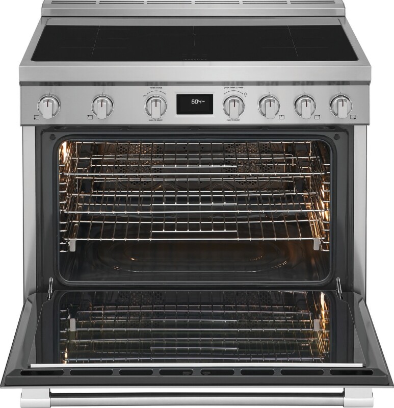 36" Induction Freestanding Range view 4