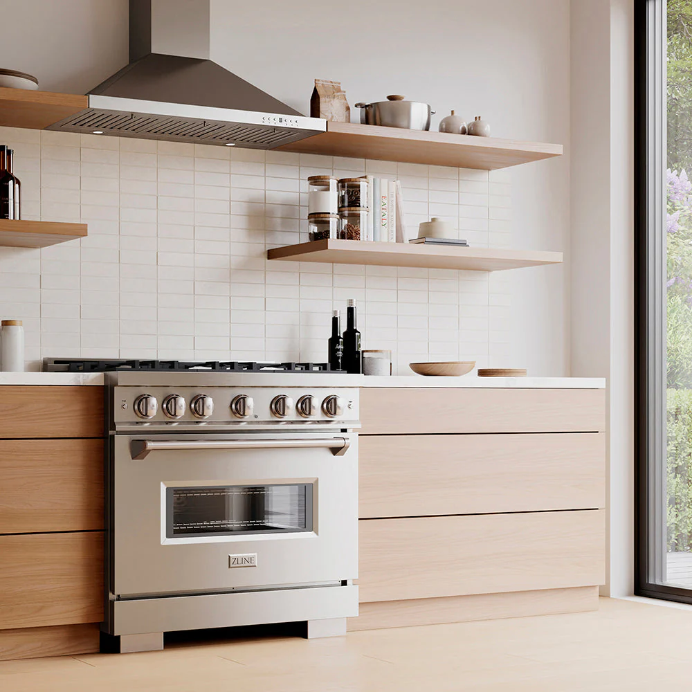 36 In. 5.2 Cu. Ft. Classic Gas Range With 6 Burner Duopro™ Cooktop And Convection Gas Oven In Stainless Steel PCGR36