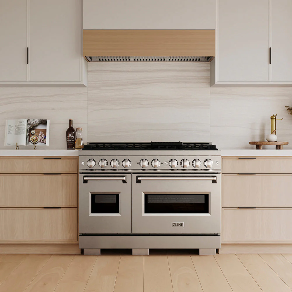 48 In. 6.7 Cu. Ft. Classic Gas Range With 8 Burner Duopro™ Cooktop And Dual Ovens In Stainless Steel PCGR48