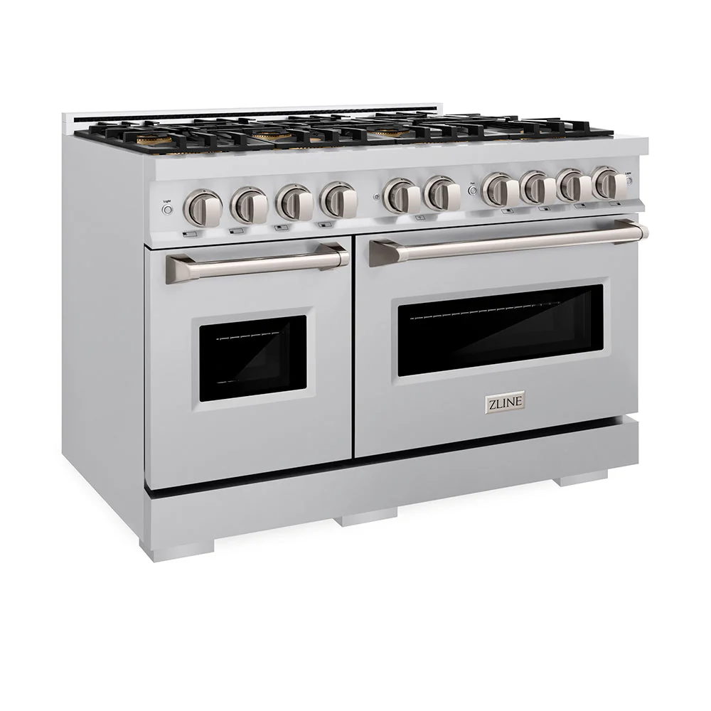 48 In. 6.7 Cu. Ft. Classic Gas Range With 8 Burner Duopro™ Cooktop And Dual Ovens In Stainless Steel PCGR48