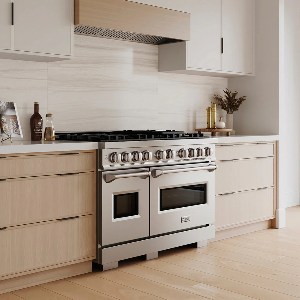 48 In. 6.7 Cu. Ft. Classic Gas Range With 8 Burner Duopro™ Cooktop And Dual Ovens In Stainless Steel PCGR48
