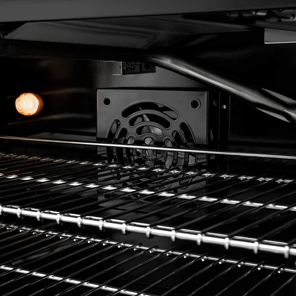 36 In. 5.2 Cu. Ft. Classic Gas Range With 6 Burner Duopro™ Cooktop And Convection Gas Oven In Black Stainless Steel PCGRB36