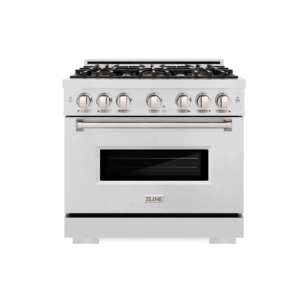 36 In. 5.2 Cu. Ft. Classic Gas Range With 6 Burner Duopro™ Cooktop And Convection Gas Oven In Satin Stainless Steel PCGRS36