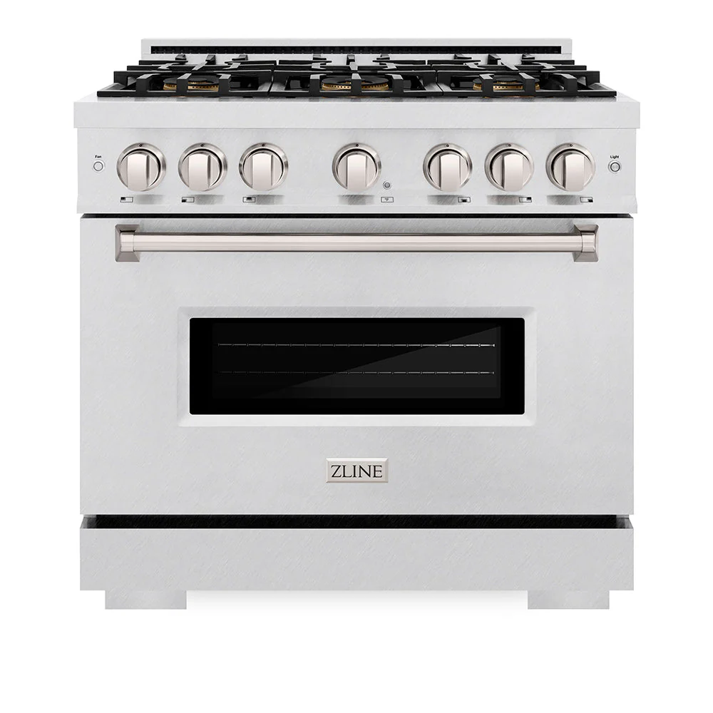 36 In. 5.2 Cu. Ft. Classic Gas Range With 6 Burner Duopro™ Cooktop And Convection Gas Oven In Satin Stainless Steel PCGRS36