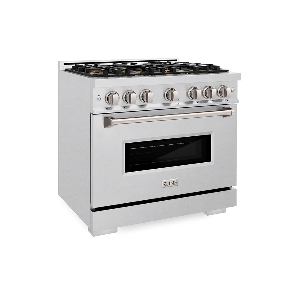36 In. 5.2 Cu. Ft. Classic Gas Range With 6 Burner Duopro™ Cooktop And Convection Gas Oven In Satin Stainless Steel PCGRS36