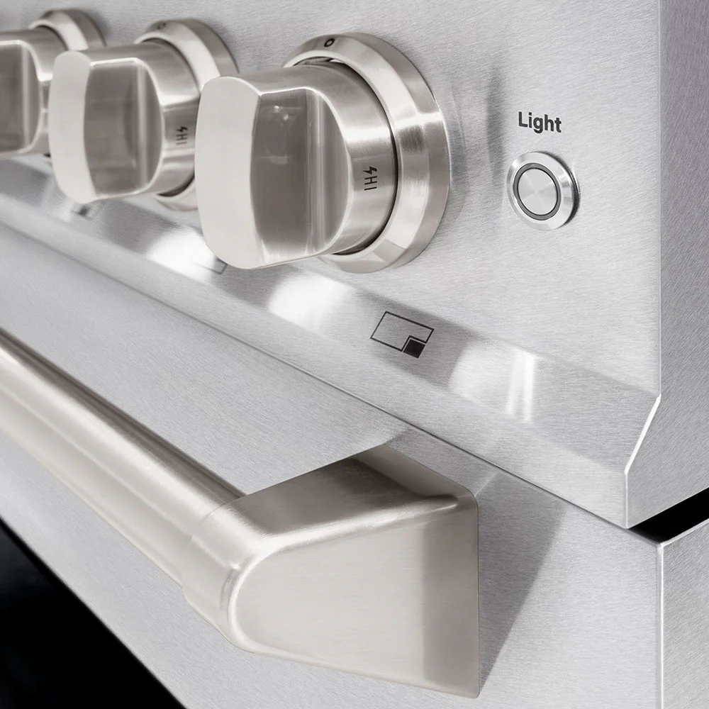 36 In. 5.2 Cu. Ft. Classic Gas Range With 6 Burner Duopro™ Cooktop And Convection Gas Oven In Satin Stainless Steel PCGRS36