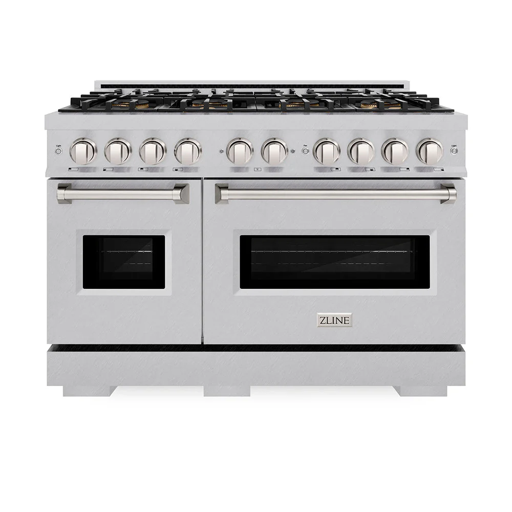 48 In. 6.7 Cu. Ft. Classic Gas Range With 8 Burner Duopro™ Cooktop And Dual Ovens In Satin Stainless Steel PCGRS48
