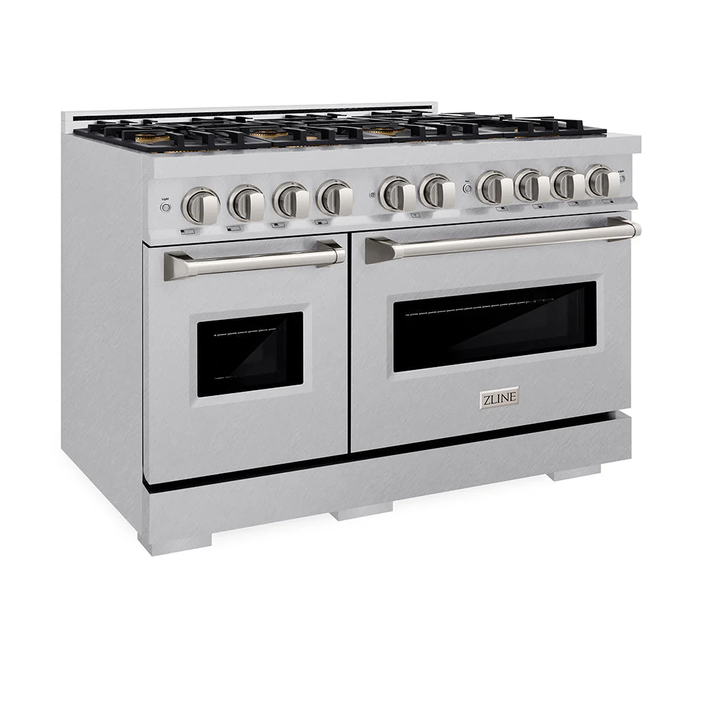 48 In. 6.7 Cu. Ft. Classic Gas Range With 8 Burner Duopro™ Cooktop And Dual Ovens In Satin Stainless Steel PCGRS48