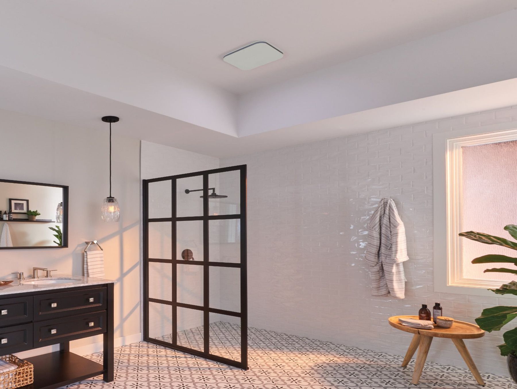 FlexAir Selectable Bathroom Exhaust Fan, 80/110 CFM w/ CleanCover™ Grille PCPE811K