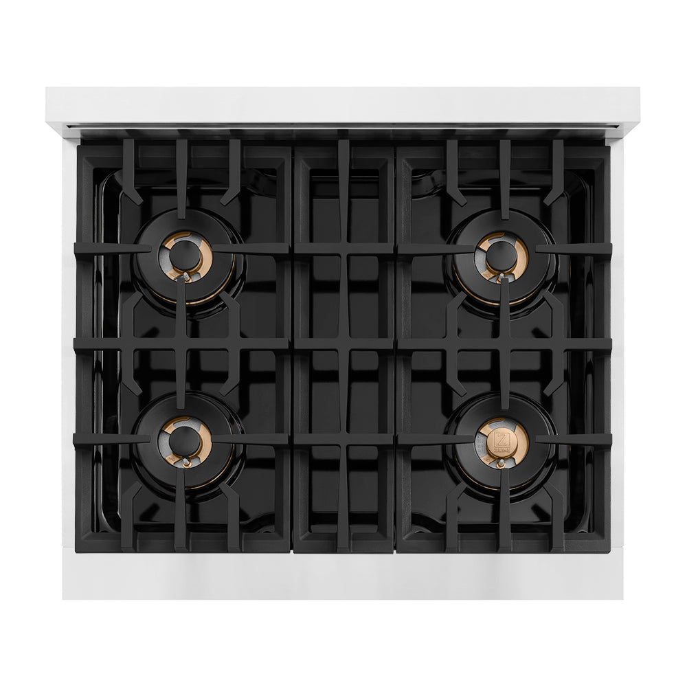 30 In. Classic Gas Rangetop With 4 Burner Duopro™ Cooktop In Stainless Steel PCRT30