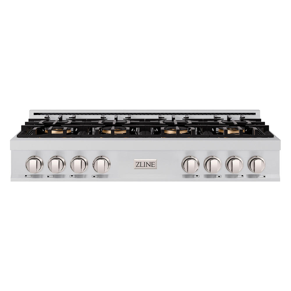 48 In. Classic Gas Rangetop With 8 Burner Duopro™ Cooktop In Stainless Steel PCRT48
