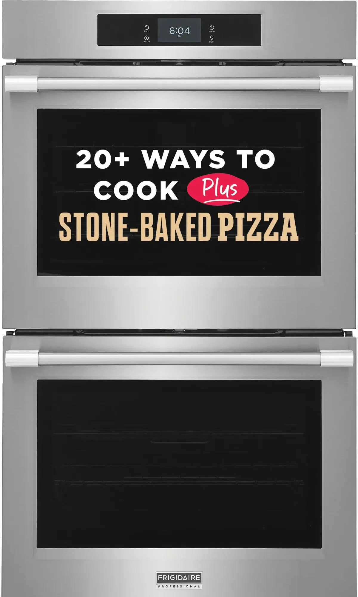 30" Double Wall Oven with Stone-Baked Pizza Mode PCWD3085AF