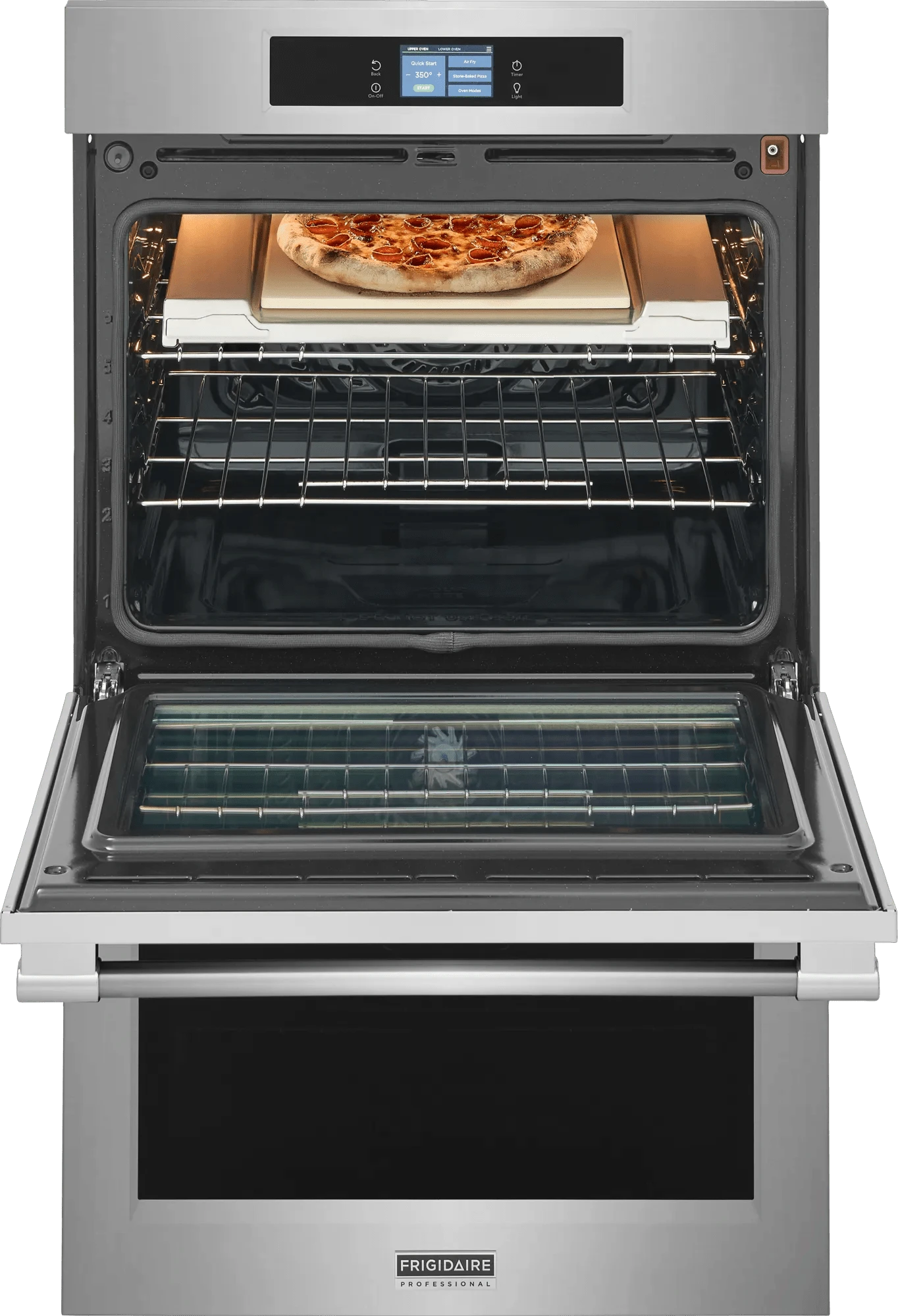 30" Double Wall Oven with Stone-Baked Pizza Mode PCWD3085AF
