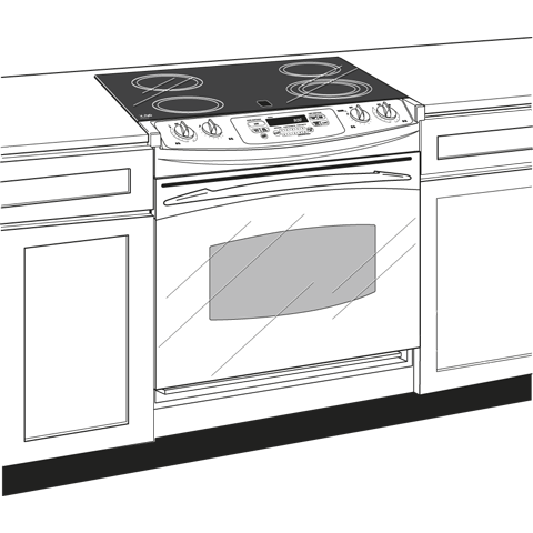 30" Drop-In Electric Range PD900DPBB