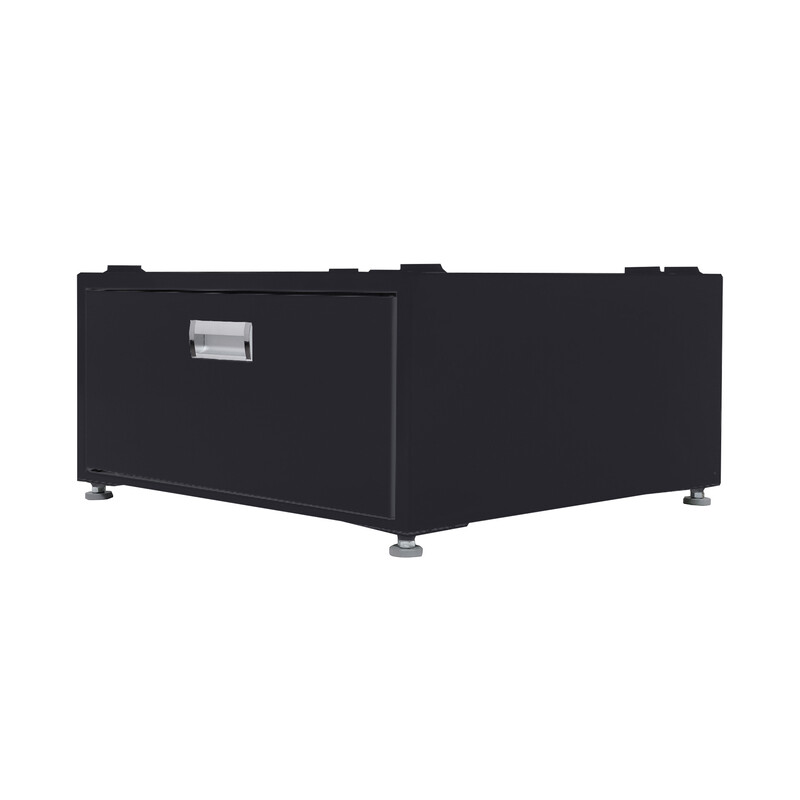 24in Laundry Pedestal 11in tall + Rollout Storage Drawer Adjustable feet PDL4455