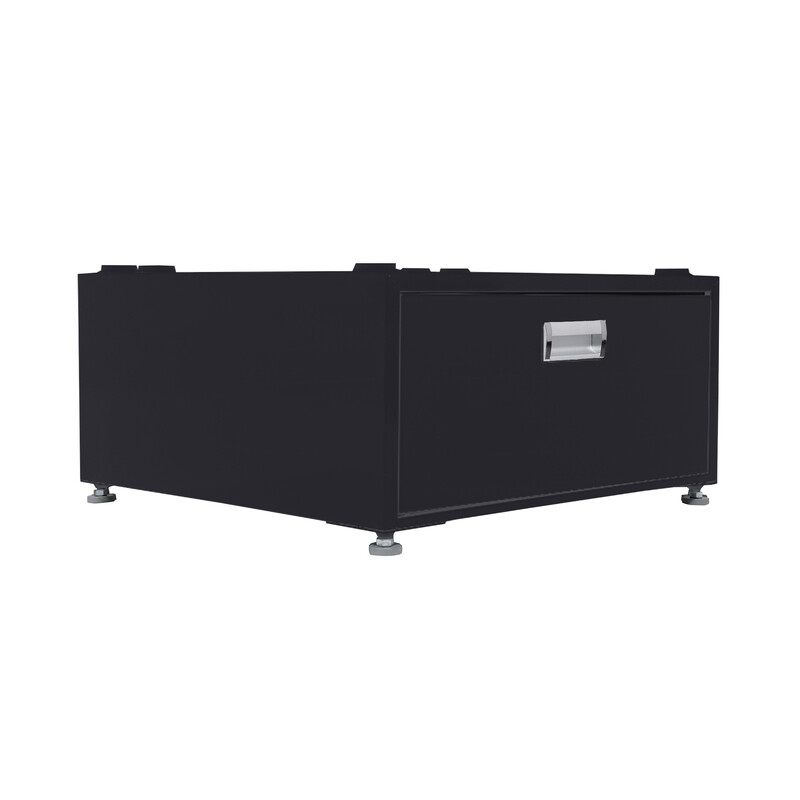 24in Laundry Pedestal 11in tall + Rollout Storage Drawer Adjustable feet PDL4455