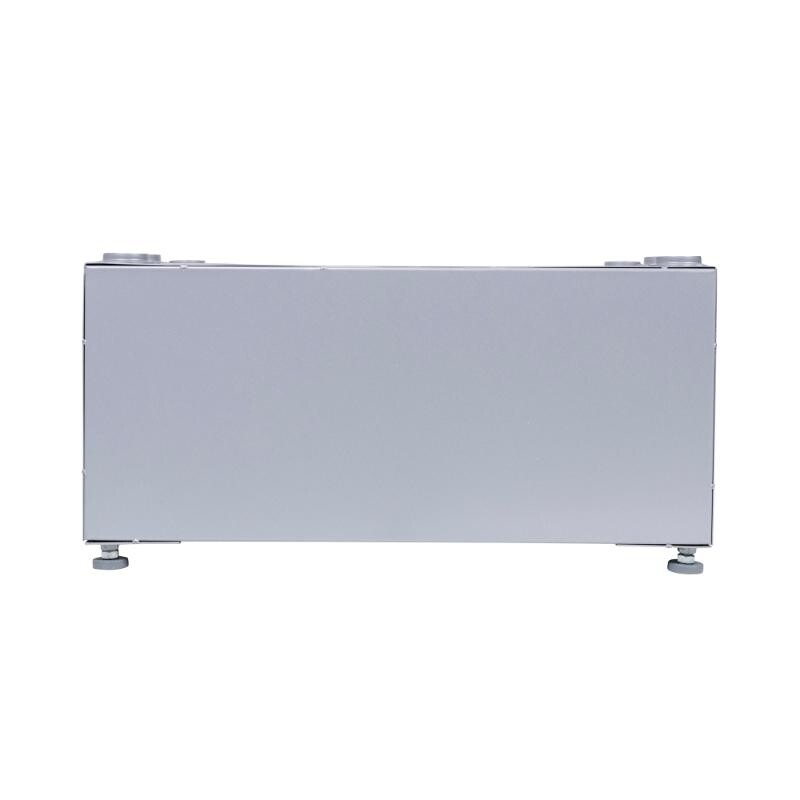 24in Laundry Pedestal 11in tall + Rollout Storage Drawer Adjustable feet PDL4455SILVER