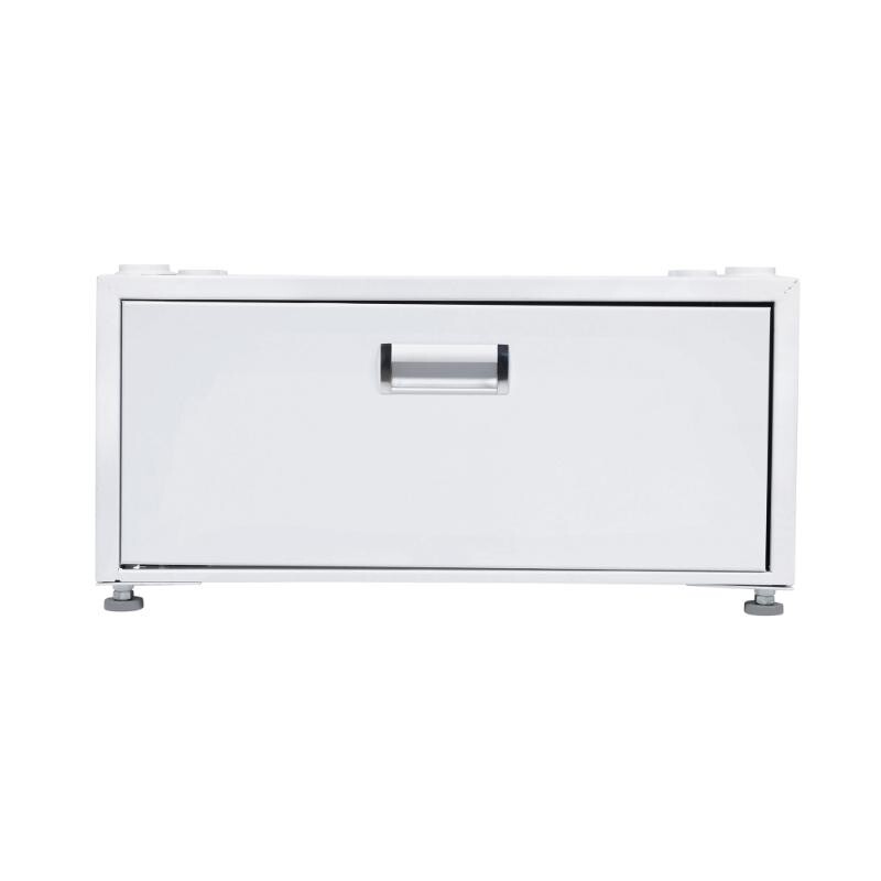 24in Laundry Pedestal 11in tall + Rollout Storage Drawer Adjustable feet PDL4455W