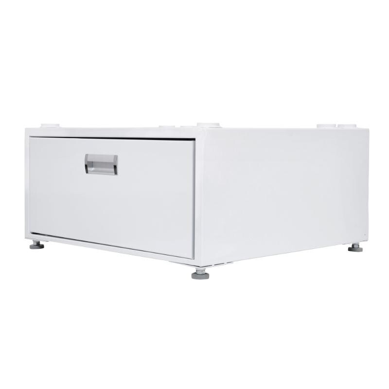 24in Laundry Pedestal 11in tall + Rollout Storage Drawer Adjustable feet PDL4455W