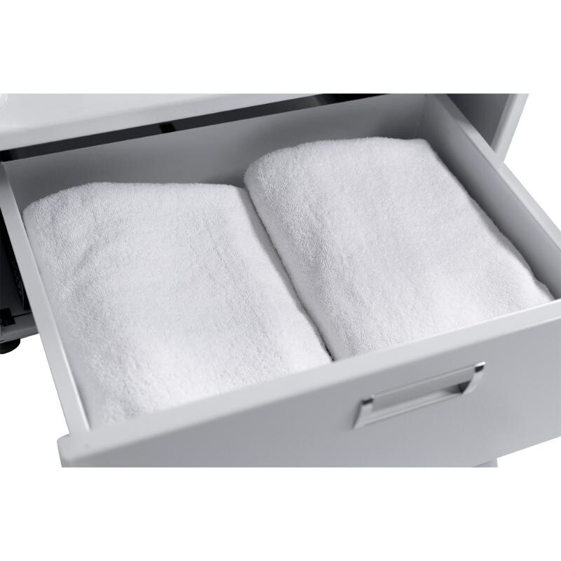 24in Laundry Pedestal 11in tall + Rollout Storage Drawer Adjustable feet PDL4455W