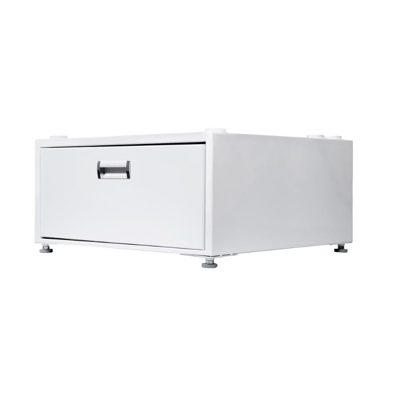 24in Laundry Pedestal 11in tall + Rollout Storage Drawer Adjustable feet PDL4455W