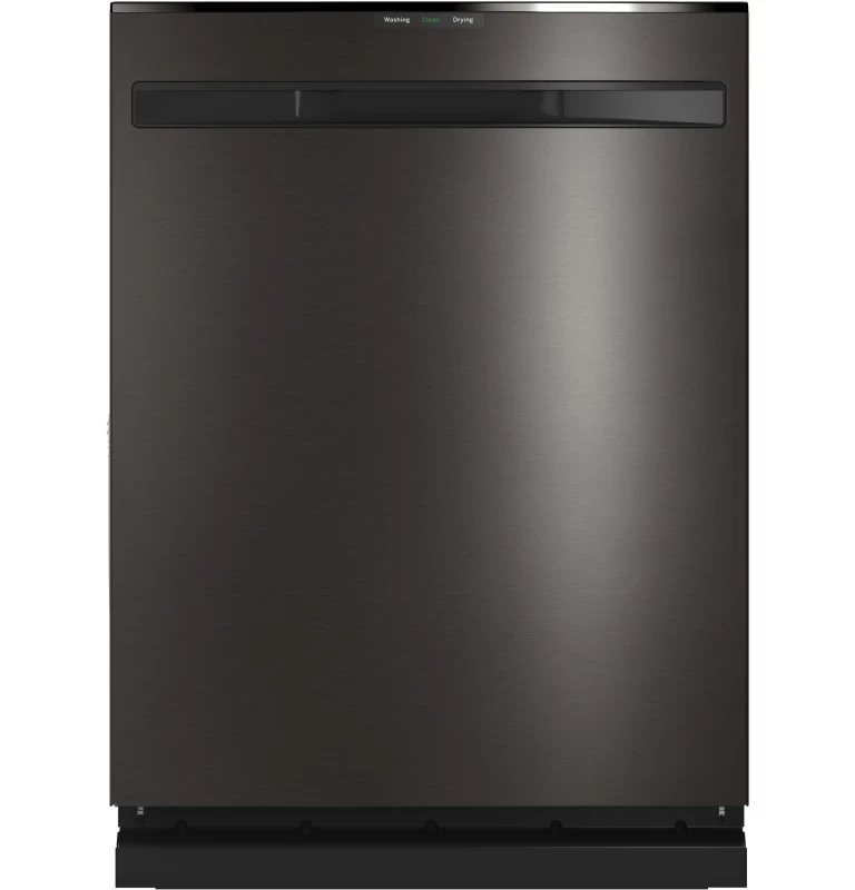GE Profile Top Control with Stainless Steel Interior Dishwasher with Sanitize Cycle & Dry Boost with Fan Assist Black Stainless PDP715SBNTS Picture 1