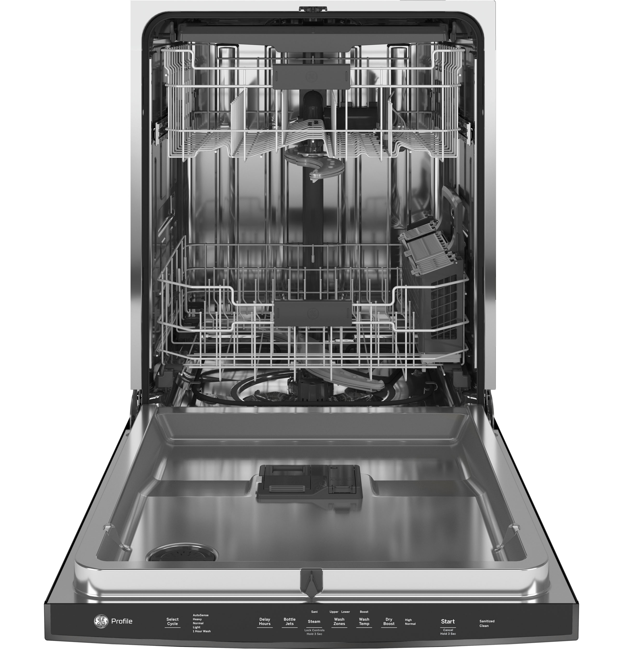 Top Control with Stainless Steel Interior Dishwasher with Sanitize Cycle & Dry Boost with Fan Assist PDP715SBNTS