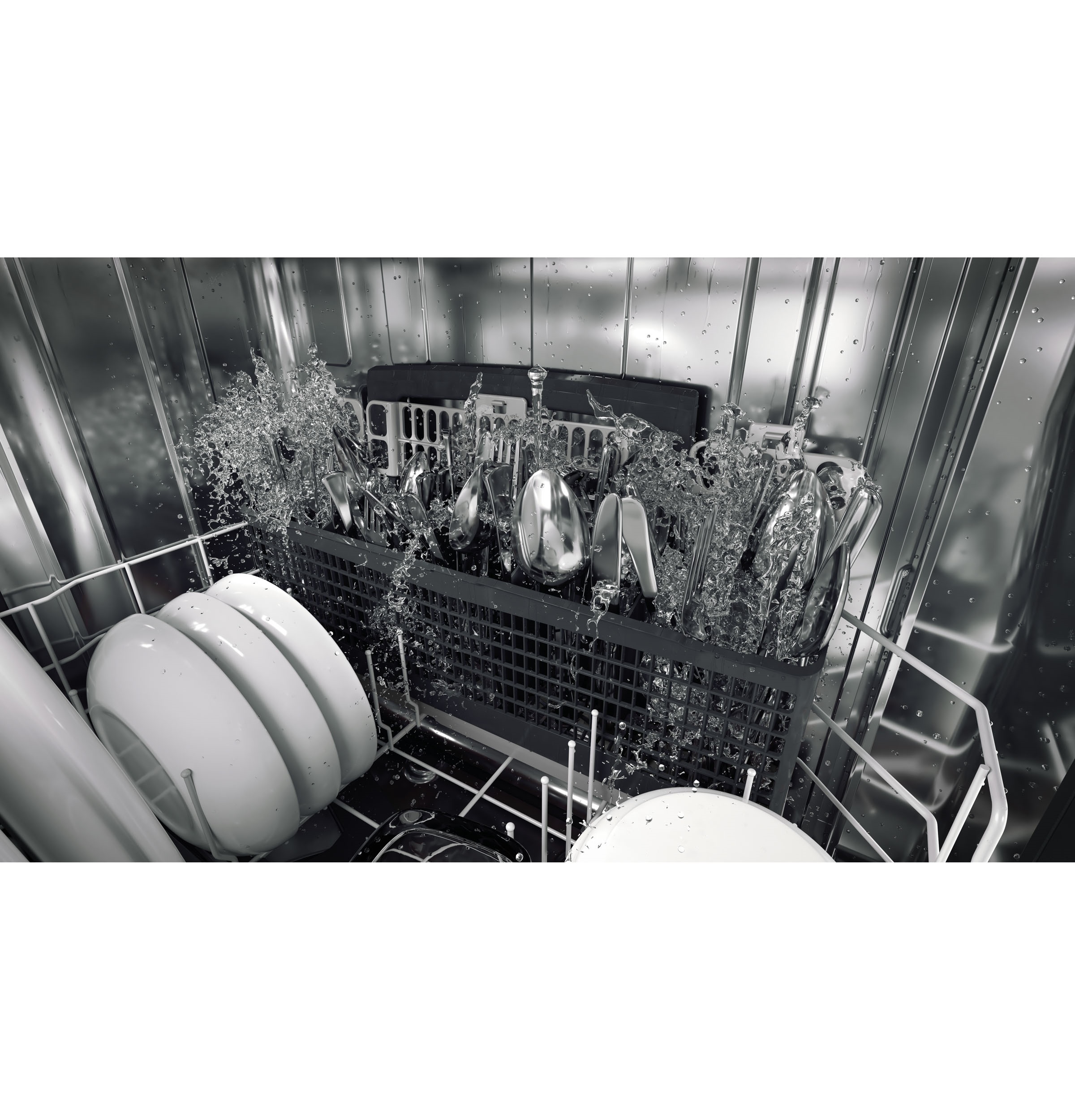 Top Control with Stainless Steel Interior Dishwasher with Sanitize Cycle & Dry Boost with Fan Assist PDP715SBNTS