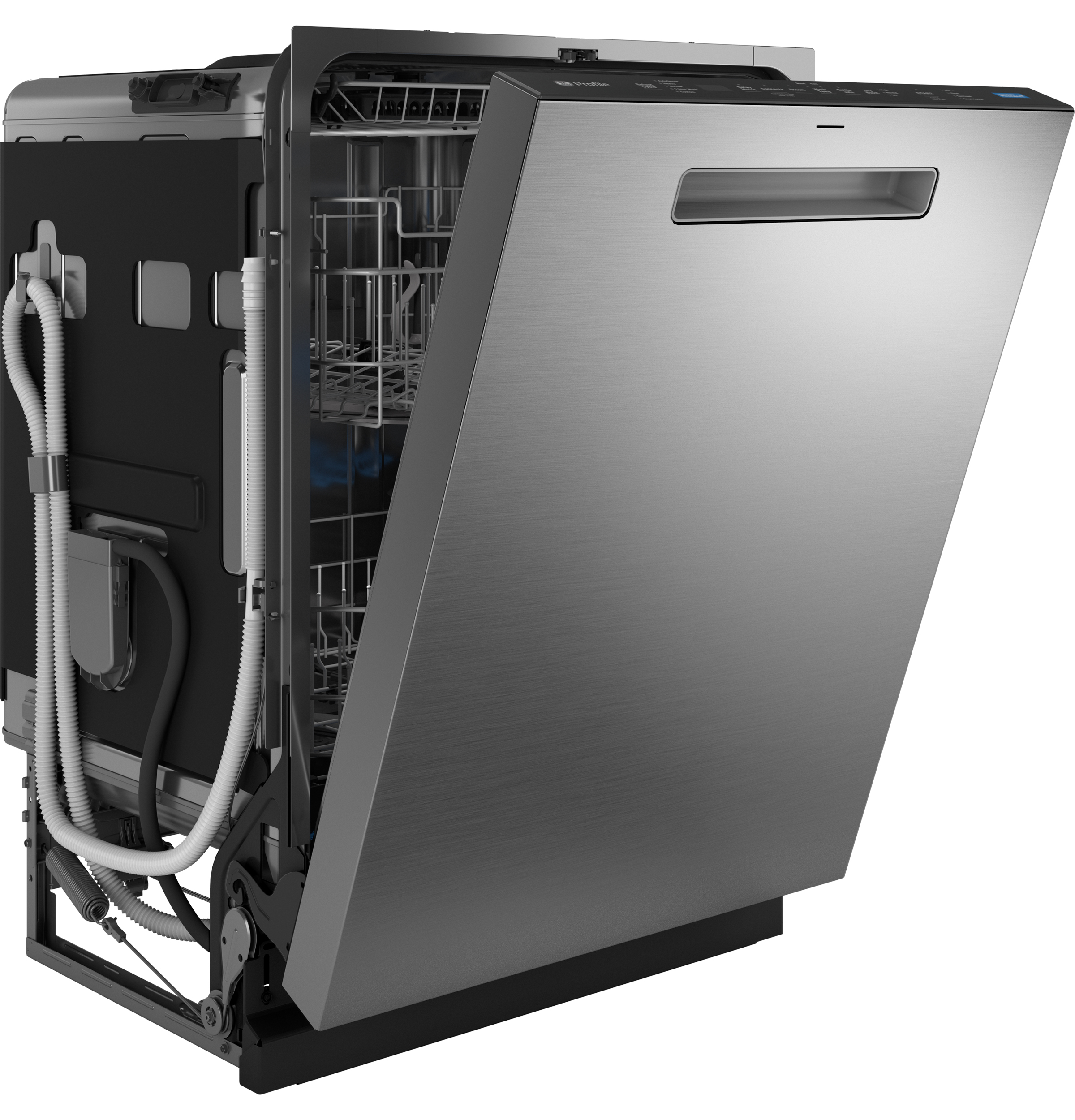 Fingerprint Resistant Top Control Stainless Interior Dishwasher with Microban Antimicrobial Technology view 25