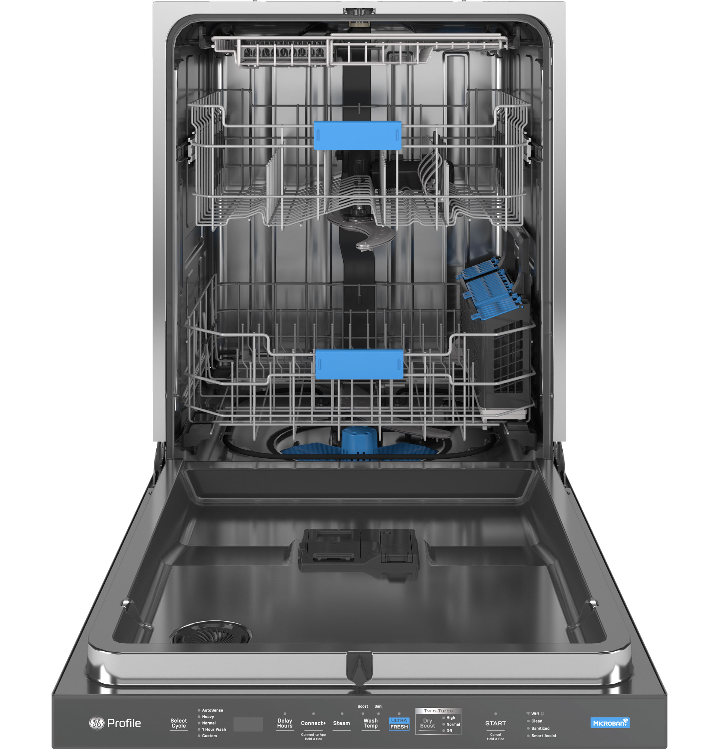 Smart UltraFresh System Dishwasher with Microban Antimicrobial Technology with Deep Clean Washing 3rd Rack, 42 dBA view 20
