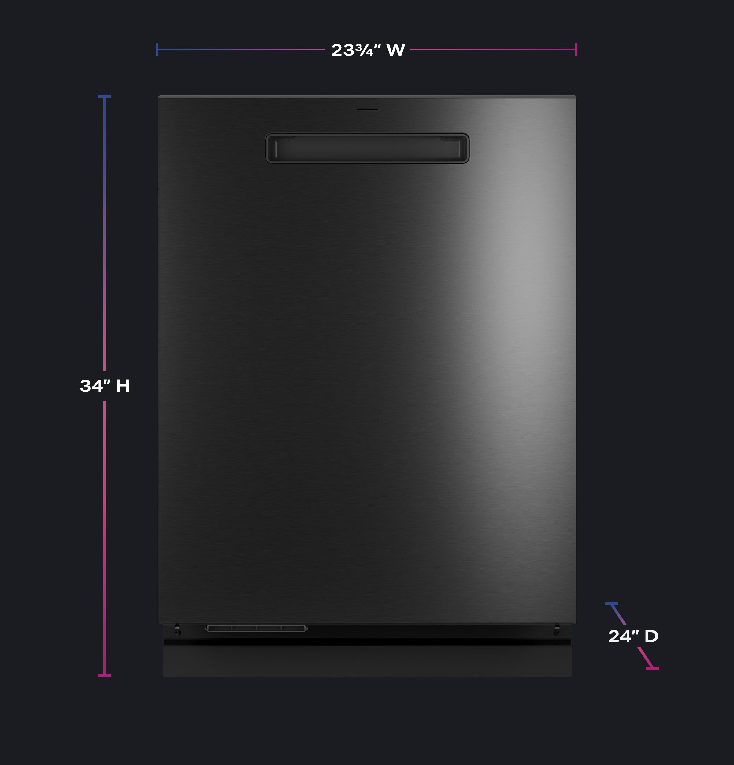 Smart UltraFresh System Dishwasher with Microban Antimicrobial Technology with Deep Clean Washing 3rd Rack, 42 dBA view 14