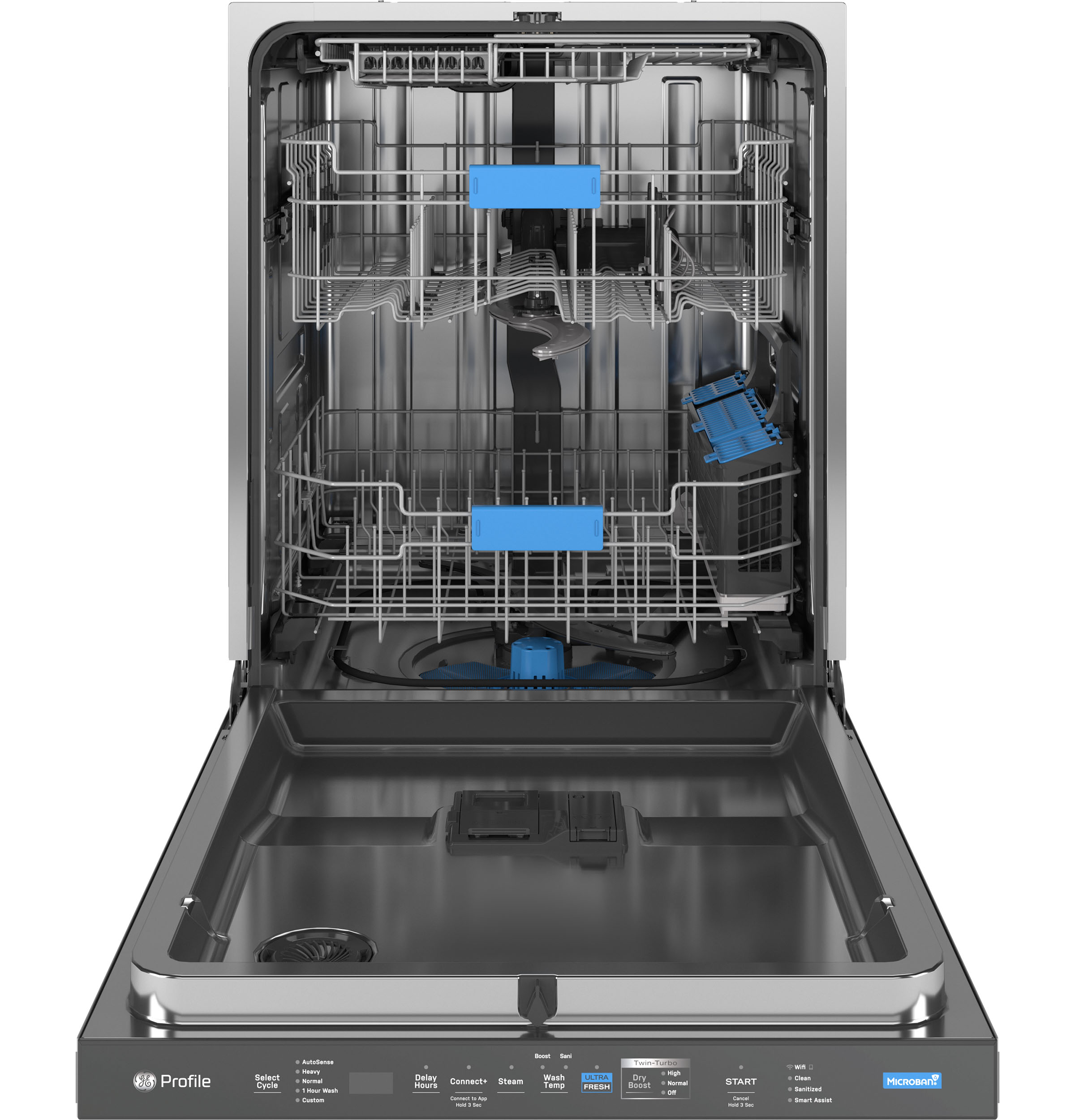 Smart UltraFresh System Dishwasher with Microban Antimicrobial Technology with Deep Clean Washing 3rd Rack, 39 dBA view 24