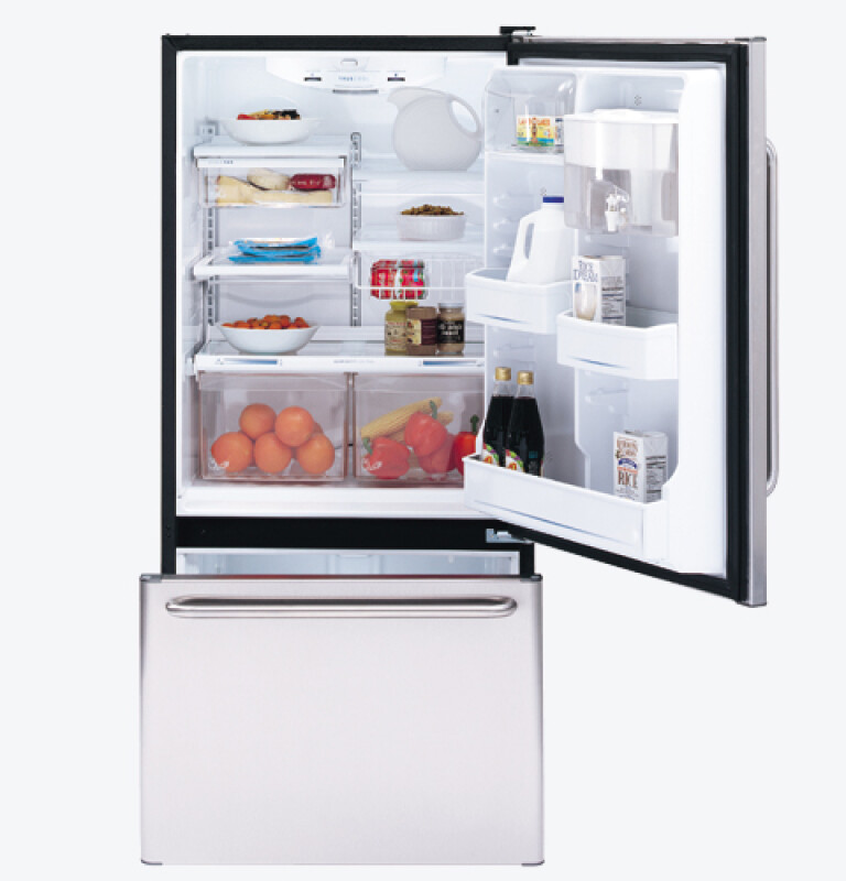 18.1 Cu. Ft. Bottom-Freezer Drawer Refrigerator PDS18SBMRBS, product image 2 of 3