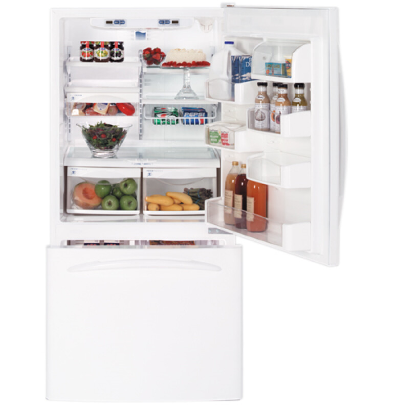 22.2 Cu. Ft. Bottom-Freezer Drawer Refrigerator PDS22MCPWW