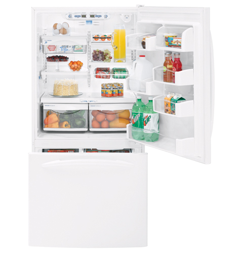 22.2 Cu. Ft. Bottom-Freezer Drawer Refrigerator with Internal Dispenser PDS22MISWW