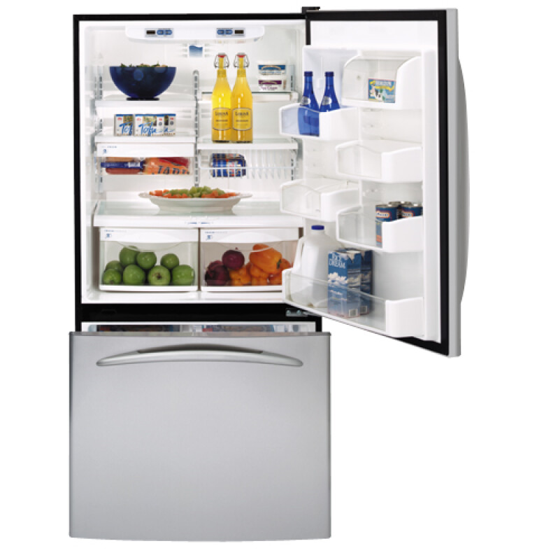 22.2 Cu. Ft. Stainless Bottom-Freezer Drawer Refrigerator PDS22SBPLSS