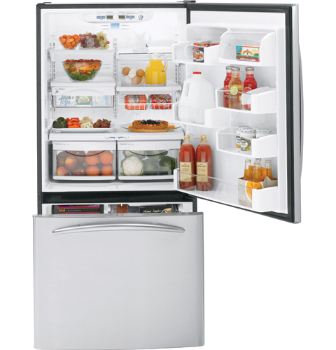 22.2 Cu. Ft. Stainless Bottom-Freezer Drawer Refrigerator PDS22SBSLSS