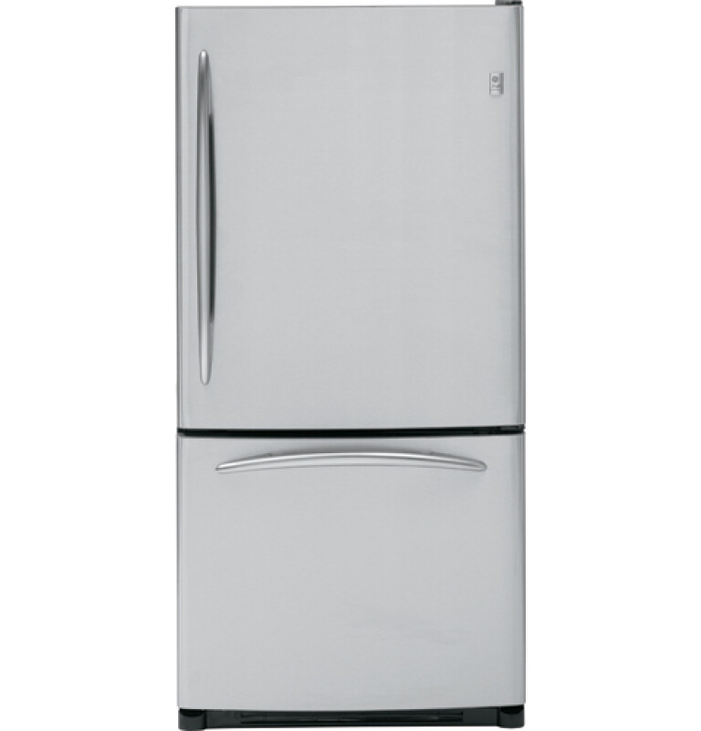 GE Profile 22.2 Cu. Ft. Bottom-Freezer Drawer Refrigerator with Internal Dispenser Stainless Steel PDS22SISLSS Picture 1
