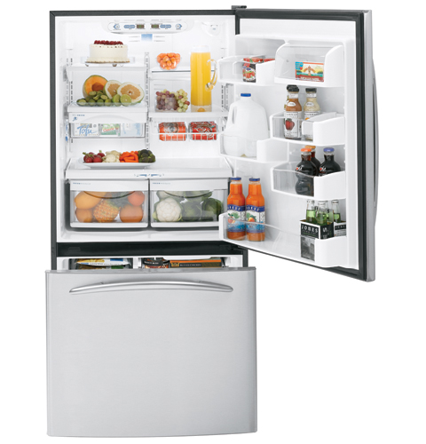 22.2 Cu. Ft. Bottom-Freezer Drawer Refrigerator with Internal Dispenser PDS22SISLSS