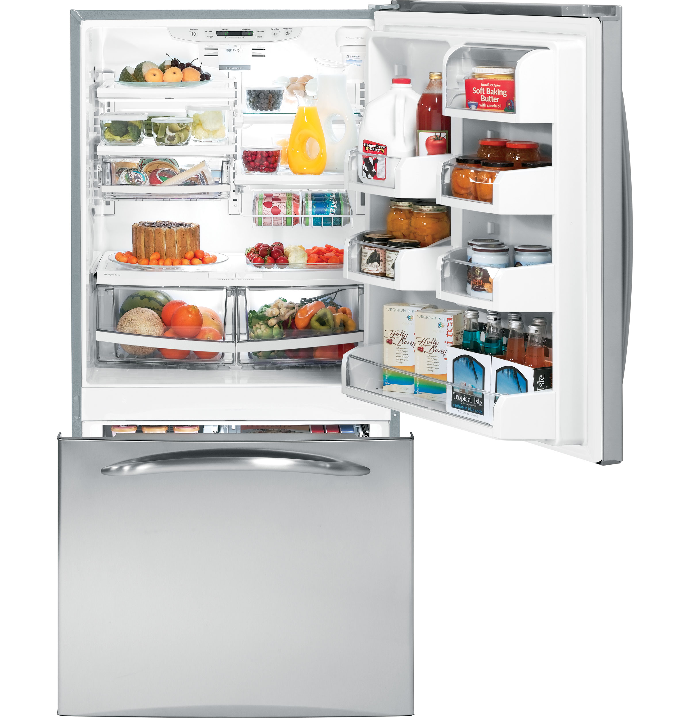 20.0 Cu. Ft. Bottom-Freezer Drawer Refrigerator PDSS0MFXRSS