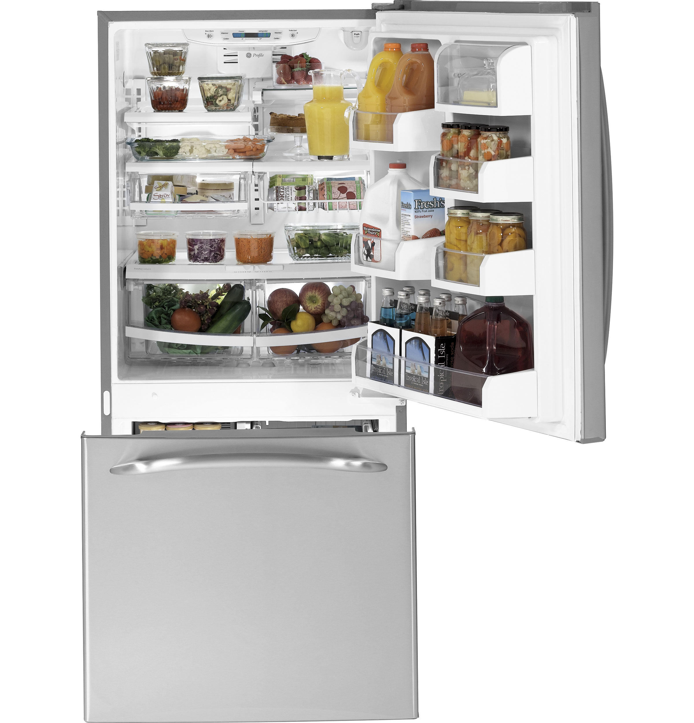 20.0 Cu. Ft. Bottom-Freezer Drawer Refrigerator PDSS0MFYRSS