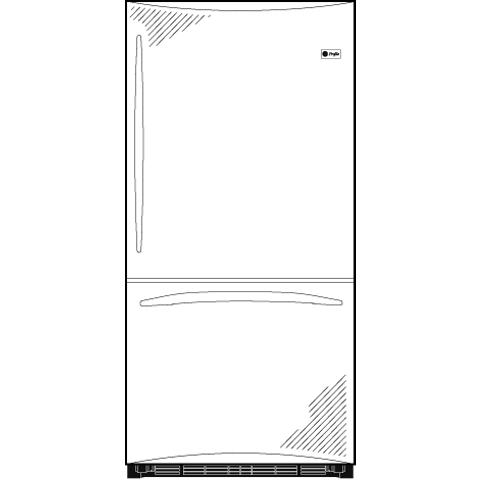 25.3 Cu. Ft. Bottom-Freezer Refrigerator PDSS5NBXLSS