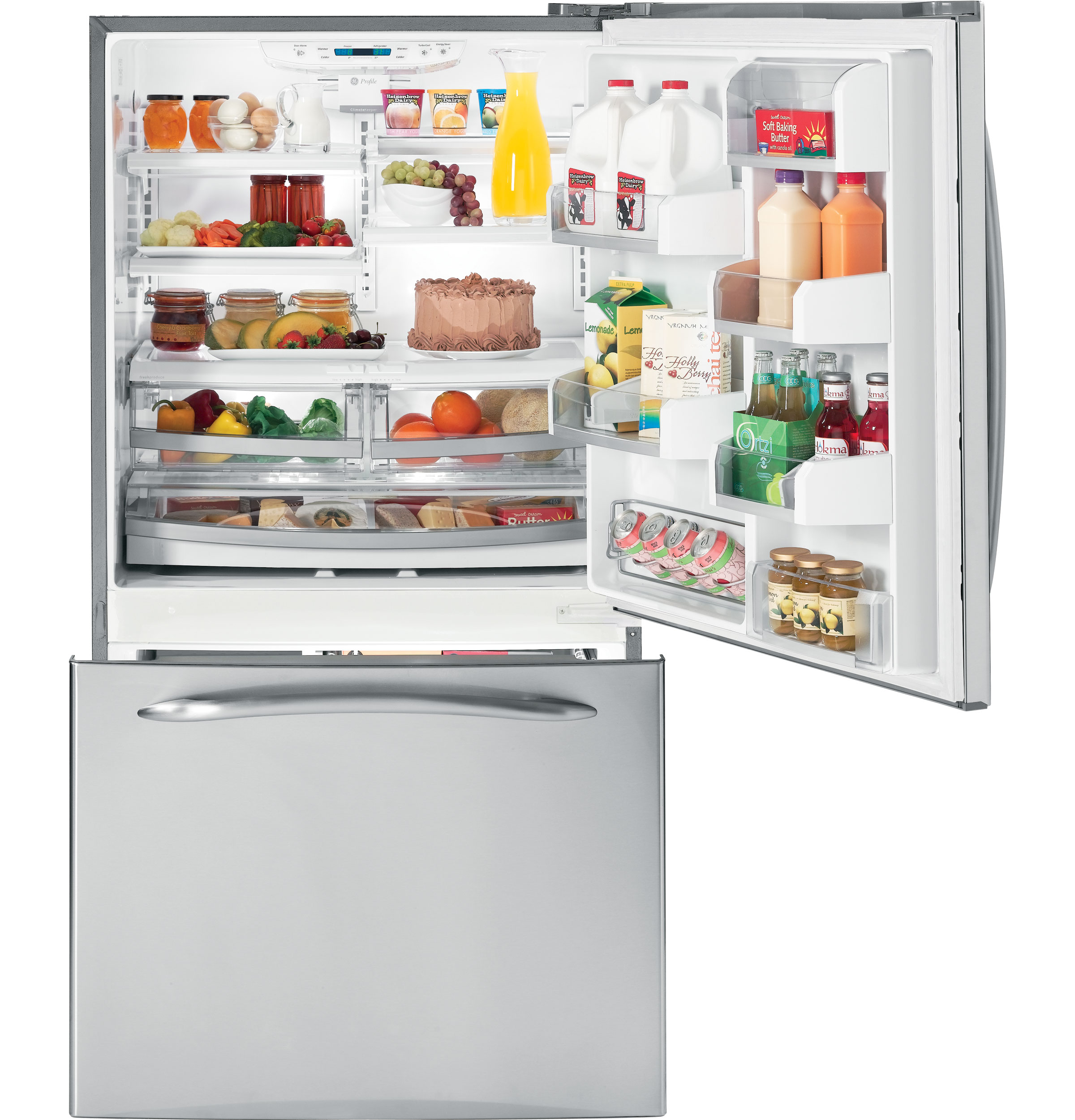 25.3 Cu. Ft. Bottom-Freezer Refrigerator PDSS5NBXRSS