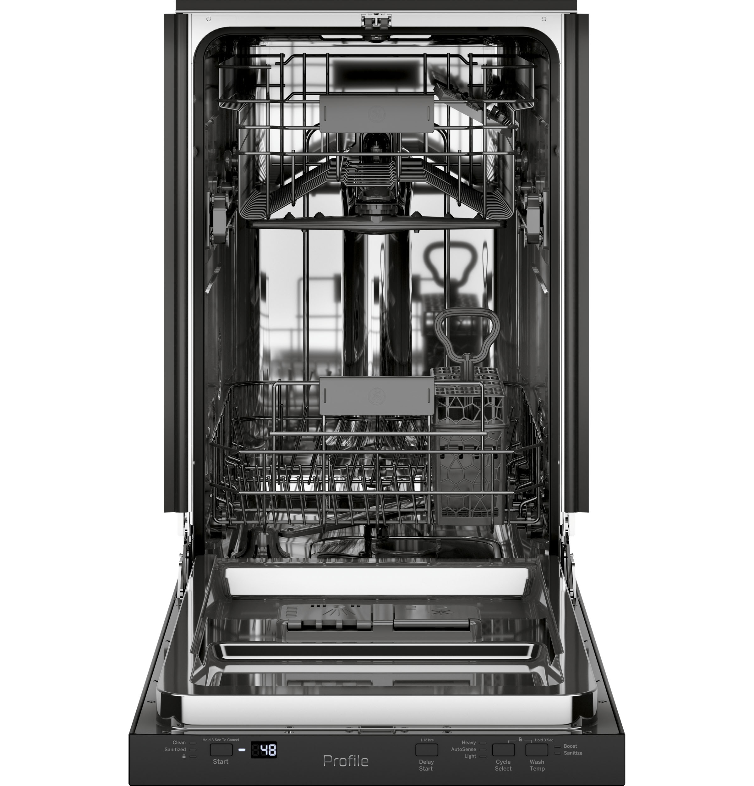 18" ADA Compliant Stainless Steel Interior Dishwasher with Sanitize Cycle view 3
