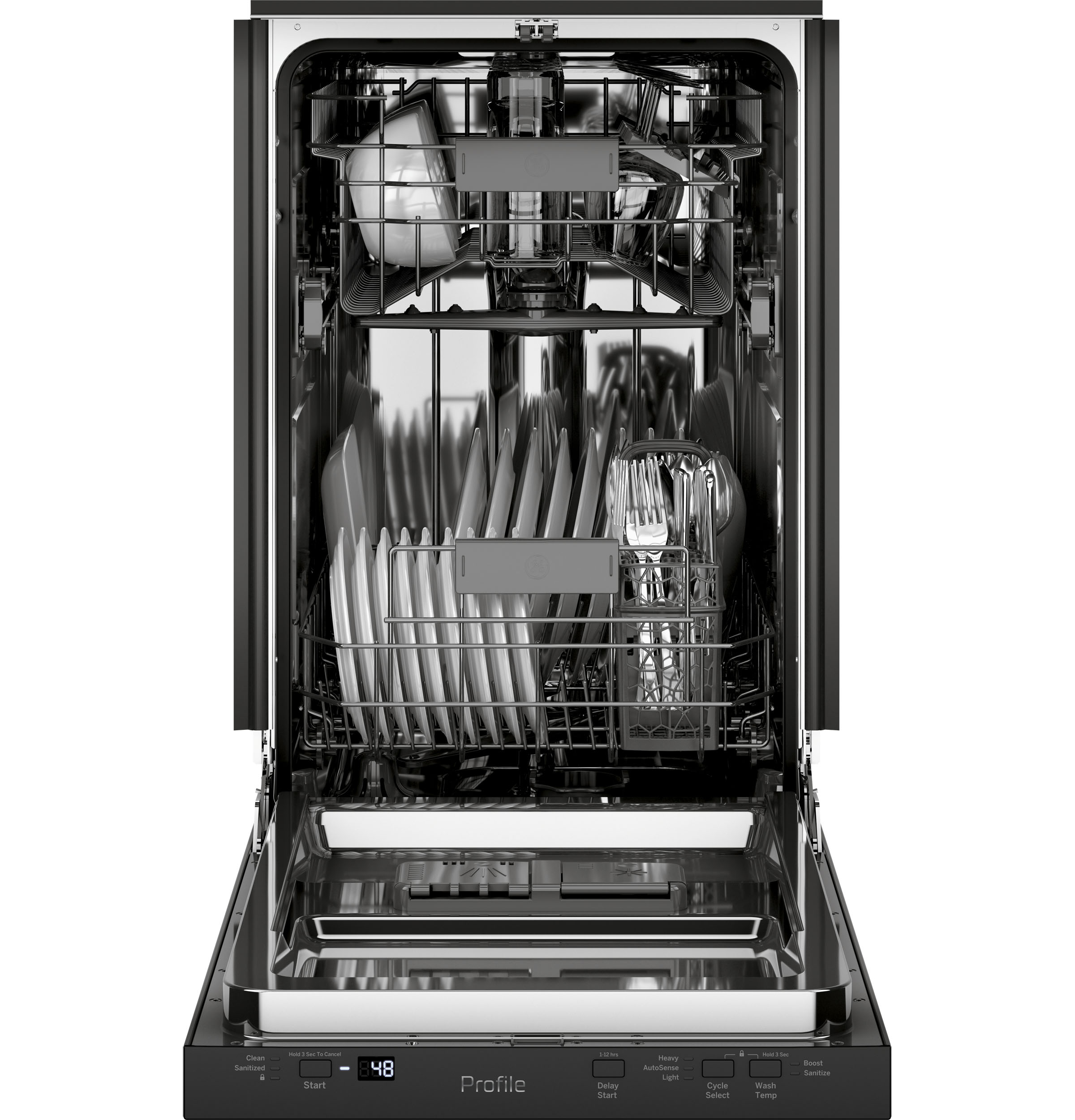 18" ADA Compliant Stainless Steel Interior Dishwasher with Sanitize Cycle view 4