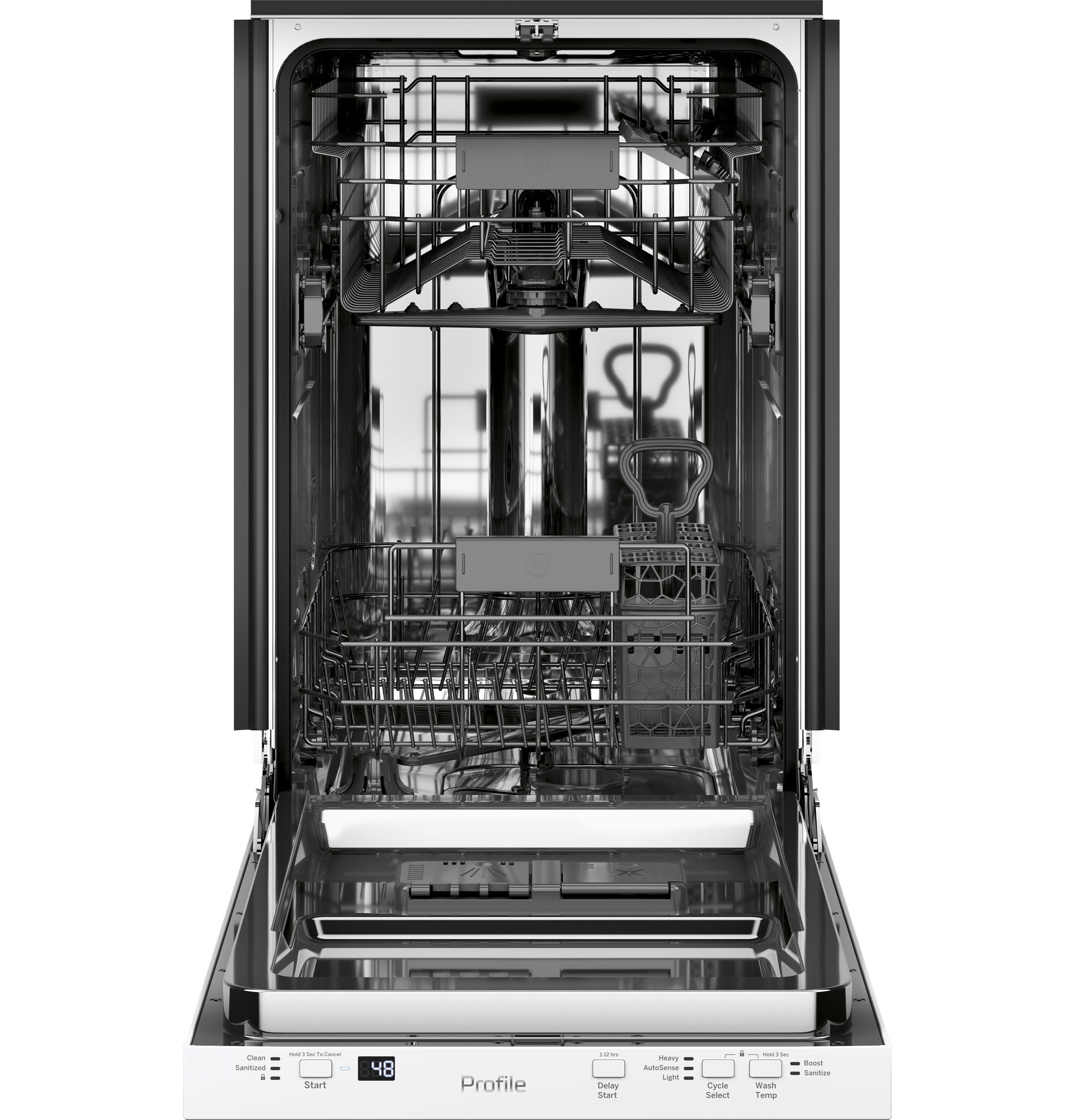 18" ADA Compliant Stainless Steel Interior Dishwasher with Sanitize Cycle view 4