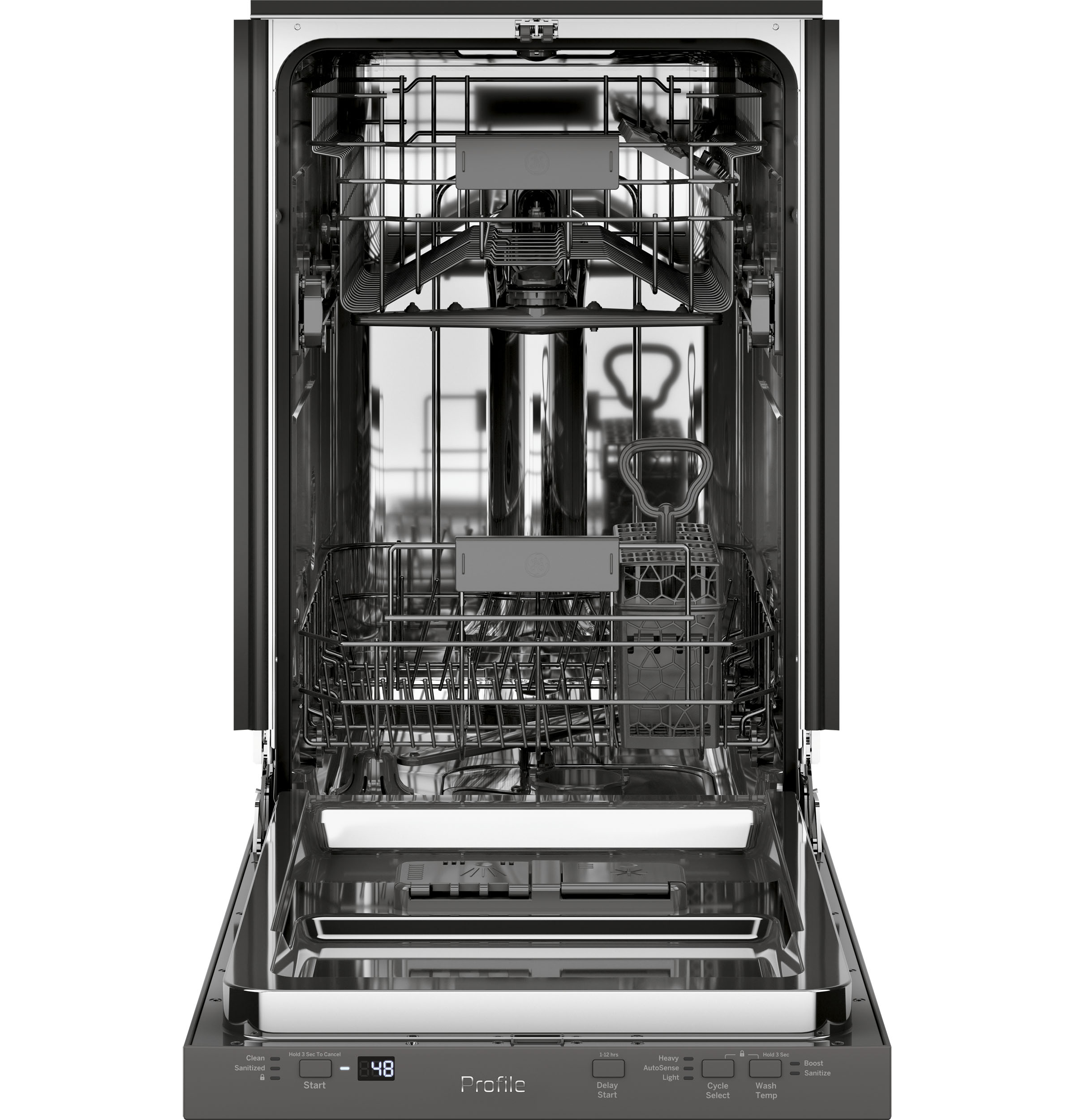 18" ADA Compliant Stainless Steel Interior Dishwasher with Sanitize Cycle view 3